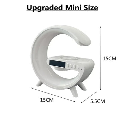 The Moderno Home™ Multifunction Wireless Charger Pad Stand Speaker