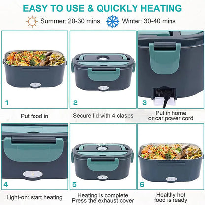The Moderno Home™ Portable Electric Lunch Box